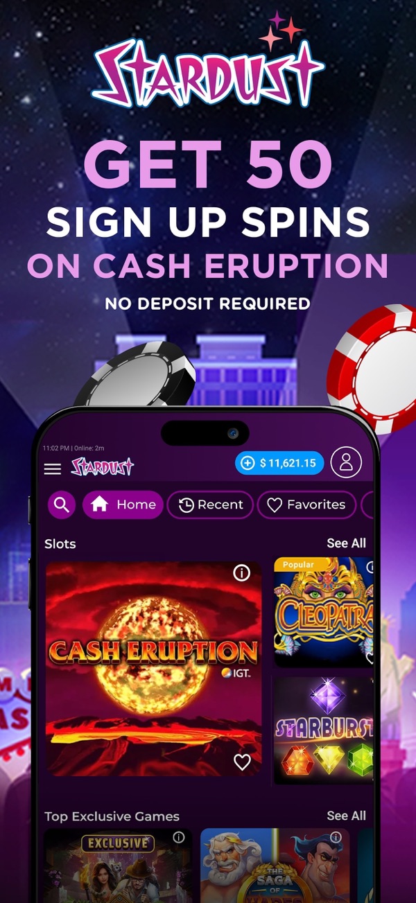 Stardust Casino NJ app on iPhone, App Store screenshot 1 of 6