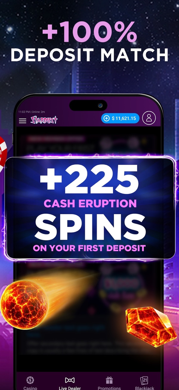 Stardust Casino NJ app on iPhone, App Store screenshot 2 of 6