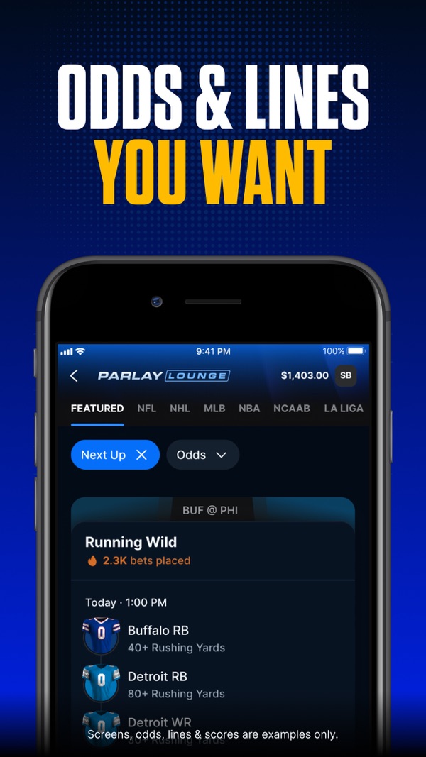 theScore Bet Sportsbook & Casino NJ app on iPhone, App Store screenshot 5 of 6