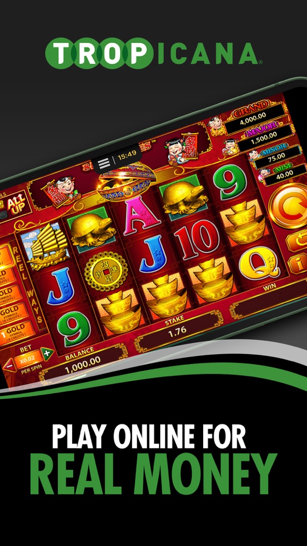Tropicana Casino NJ app on iPhone, App Store screenshot 2 of 5