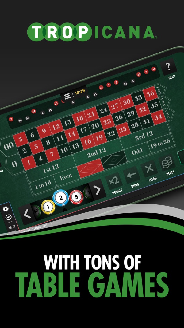 Tropicana Casino NJ app on iPhone, App Store screenshot 3 of 5
