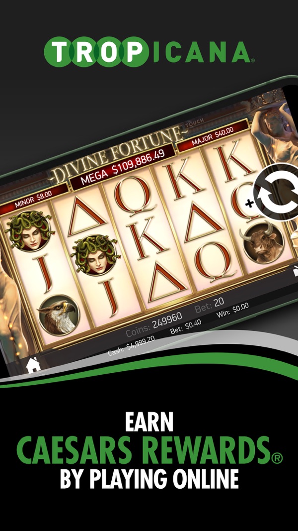 Tropicana Casino NJ app on iPhone, App Store screenshot 4 of 5