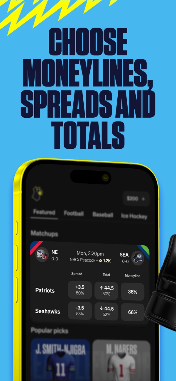 Underdog Fantasy NJ app on iPhone, App Store screenshot 2 of 6