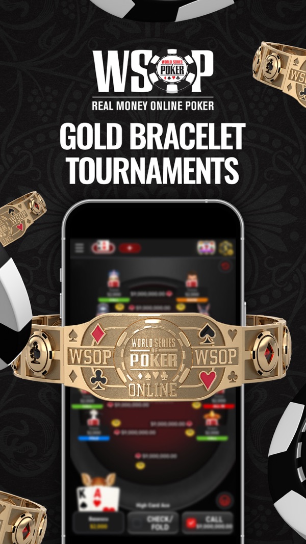 WSOP.com NJ poker NJ app on iPhone, App Store screenshot 2 of 6