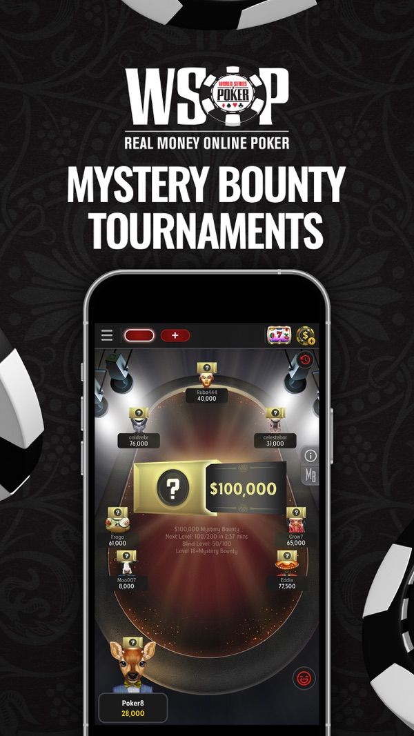 WSOP.com NJ poker NJ app on iPhone, App Store screenshot 4 of 6